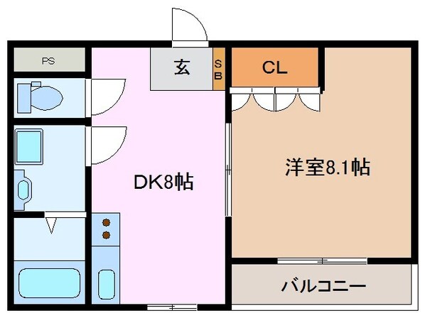 グリーンピア翔の物件間取画像